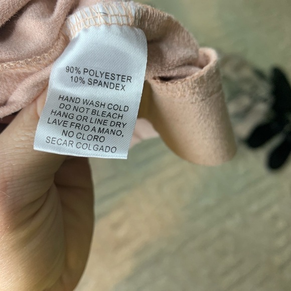 Y2K Privy Privately Privileged Dusty Pink Velvet Zipper Track Suit woman’s XS - Picture 14 of 16